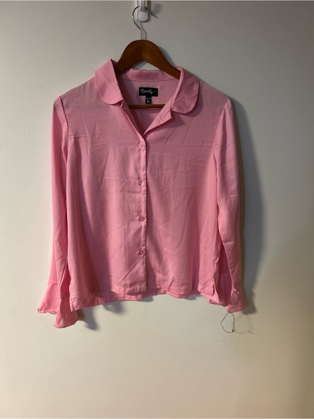 Forty Winks Pink Long-Sleeve Button-Up Pajama set